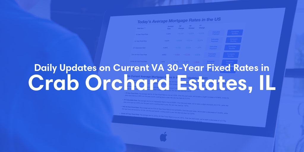 The Current Average VA 30-Year Fixed Mortgage Rates in Crab Orchard Estates, IL - Updated: Fri, May 3, 2024