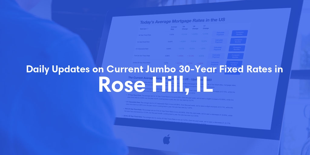 The Current Average Jumbo 30-Year Fixed Mortgage Rates in Rose Hill, IL - Updated: Fri, May 17, 2024