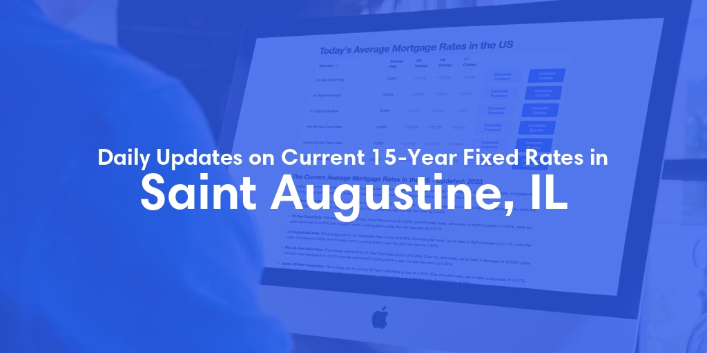 The Current Average 15-Year Fixed Mortgage Rates in Saint Augustine, IL - Updated: Wed, May 15, 2024