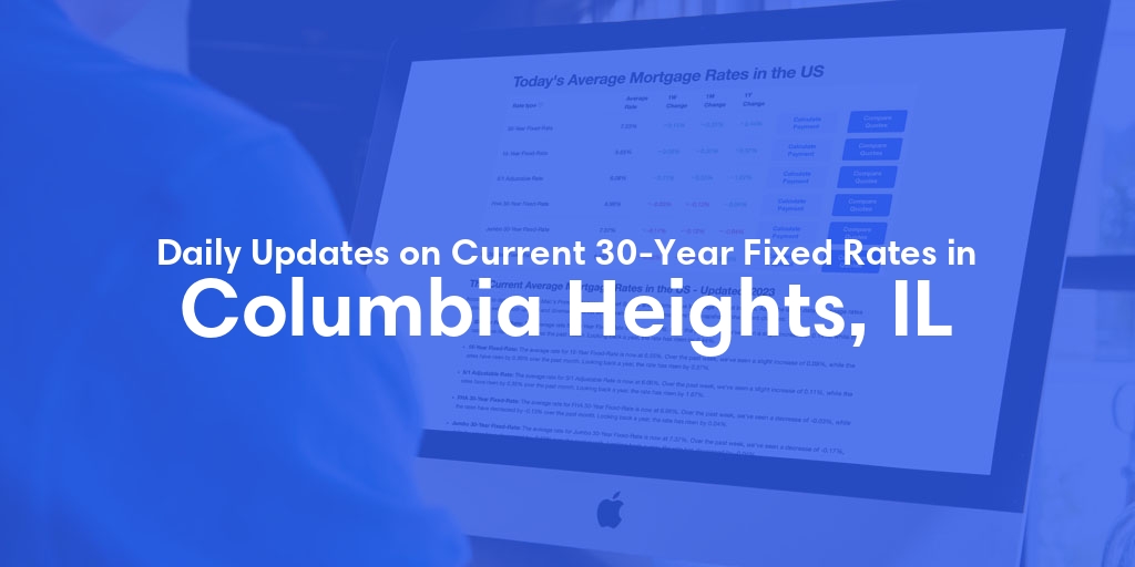 The Current Average 30-Year Fixed Mortgage Rates in Columbia Heights, IL - Updated: Tue, May 14, 2024