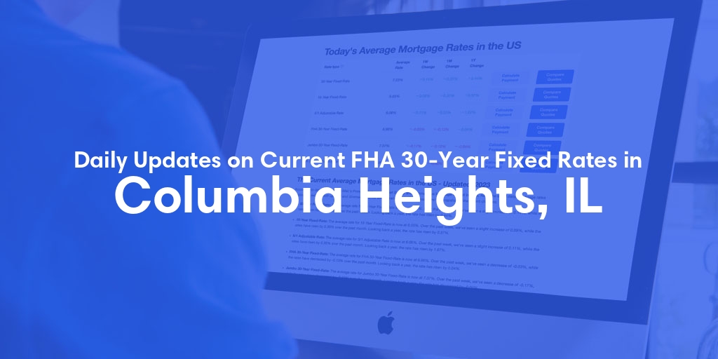 The Current Average FHA 30-Year Fixed Mortgage Rates in Columbia Heights, IL - Updated: Tue, May 14, 2024