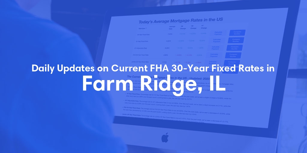 The Current Average FHA 30-Year Fixed Mortgage Rates in Farm Ridge, IL - Updated: Sat, May 11, 2024