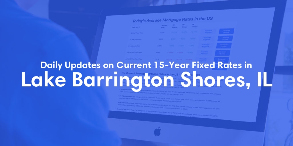The Current Average 15-Year Fixed Mortgage Rates in Lake Barrington Shores, IL - Updated: Sat, May 18, 2024