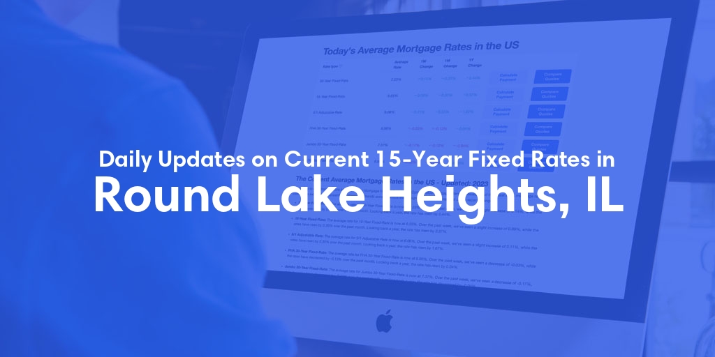 The Current Average 15-Year Fixed Mortgage Rates in Round Lake Heights, IL - Updated: Thu, May 23, 2024