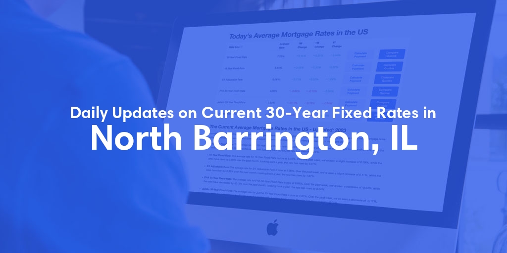 The Current Average 30-Year Fixed Mortgage Rates in North Barrington, IL - Updated: Thu, May 23, 2024