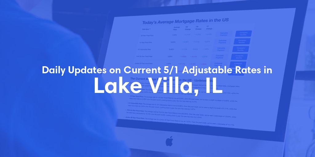 The Current Average 5/1 Adjustable Mortgage Rates in Lake Villa, IL - Updated: Thu, May 23, 2024