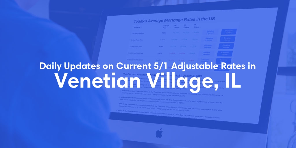 The Current Average 5/1 Adjustable Mortgage Rates in Venetian Village, IL - Updated: Wed, May 22, 2024