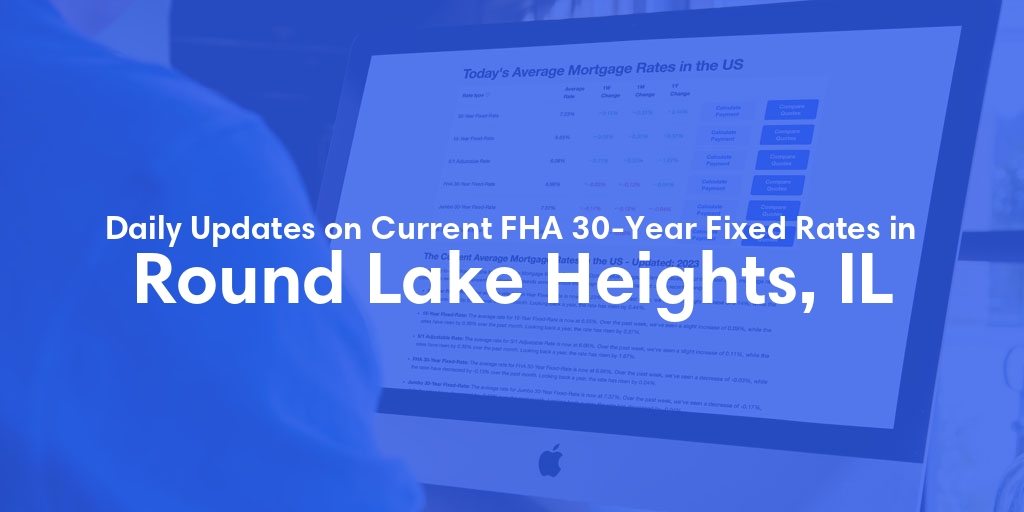 The Current Average FHA 30-Year Fixed Mortgage Rates in Round Lake Heights, IL - Updated: Sat, May 18, 2024