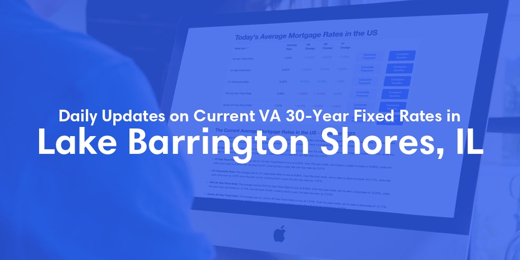 The Current Average VA 30-Year Fixed Mortgage Rates in Lake Barrington Shores, IL - Updated: Sat, May 4, 2024