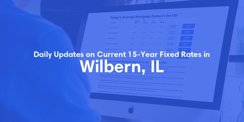 The Current Average 15-Year Fixed Mortgage Rates in Wilbern, IL - Updated: Sat, May 18, 2024