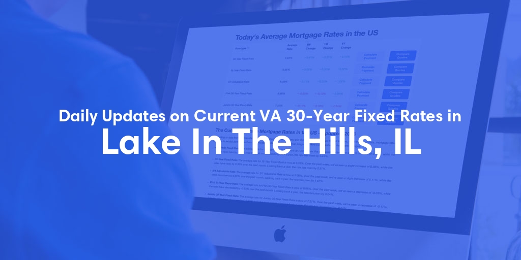 The Current Average VA 30-Year Fixed Mortgage Rates in Lake In The Hills, IL - Updated: Fri, May 3, 2024