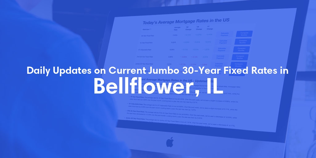 The Current Average Jumbo 30-Year Fixed Mortgage Rates in Bellflower, IL - Updated: Thu, May 16, 2024