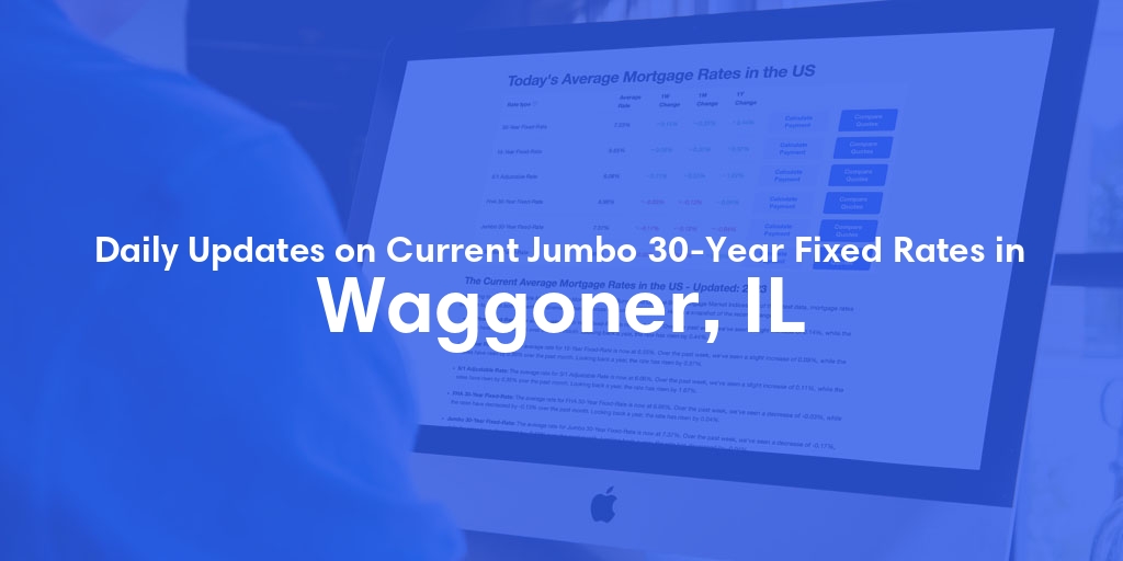 The Current Average Jumbo 30-Year Fixed Mortgage Rates in Waggoner, IL - Updated: Fri, May 17, 2024