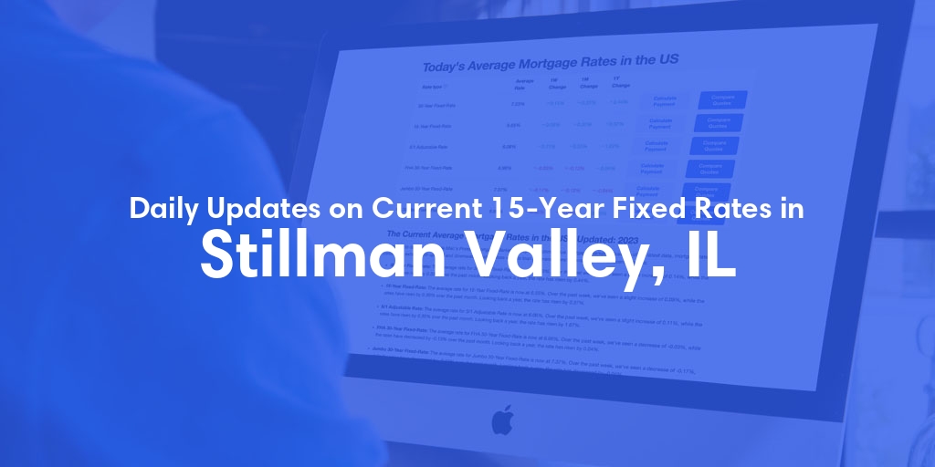 The Current Average 15-Year Fixed Mortgage Rates in Stillman Valley, IL - Updated: Thu, May 16, 2024