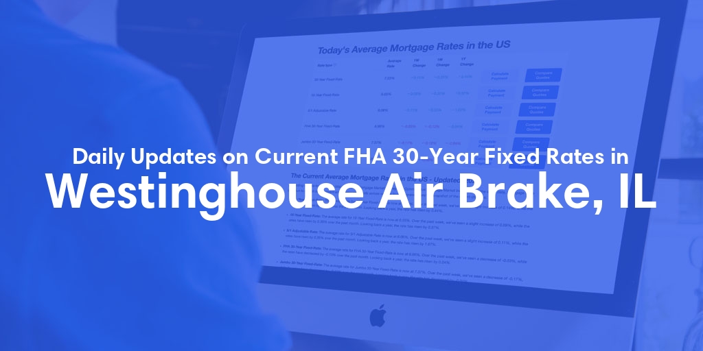 The Current Average FHA 30-Year Fixed Mortgage Rates in Westinghouse Air Brake, IL - Updated: Mon, May 13, 2024