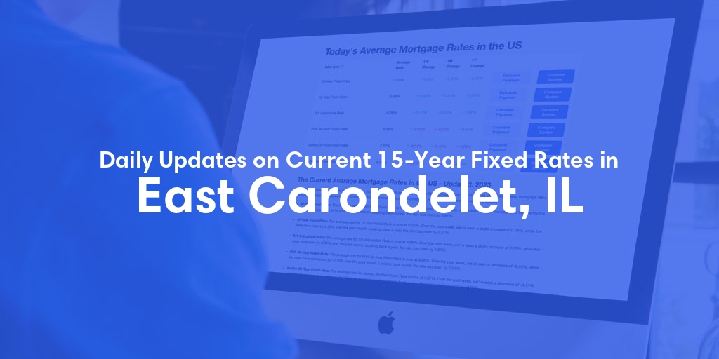The Current Average 15-Year Fixed Mortgage Rates in East Carondelet, IL - Updated: Mon, May 20, 2024