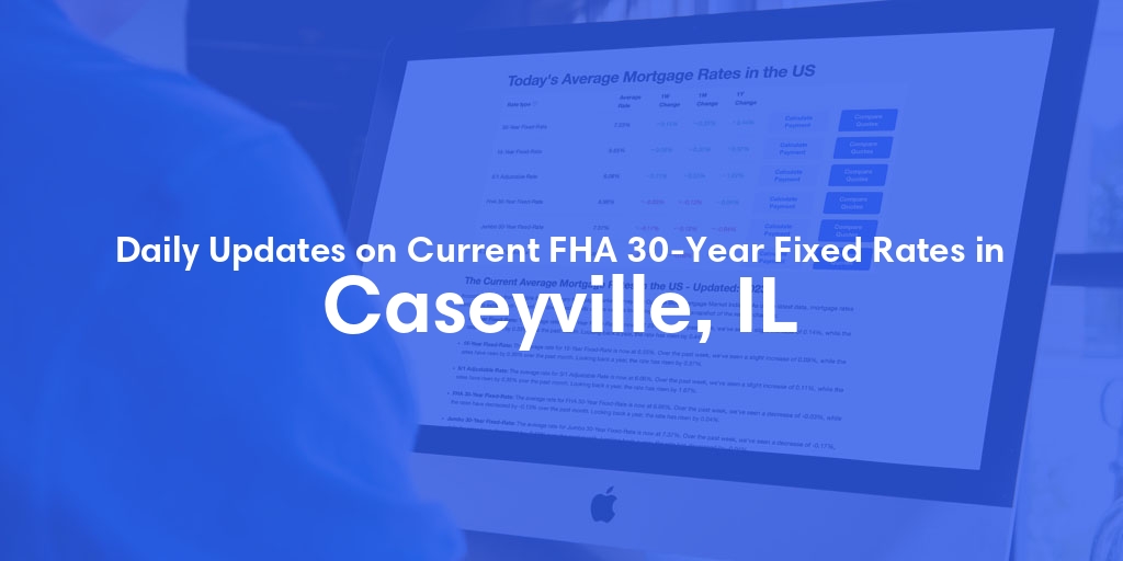 The Current Average FHA 30-Year Fixed Mortgage Rates in Caseyville, IL - Updated: Tue, May 21, 2024