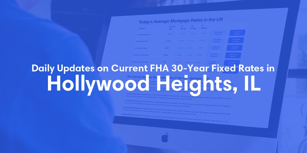 The Current Average FHA 30-Year Fixed Mortgage Rates in Hollywood Heights, IL - Updated: Tue, May 21, 2024