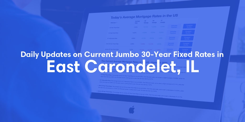 The Current Average Jumbo 30-Year Fixed Mortgage Rates in East Carondelet, IL - Updated: Mon, May 20, 2024