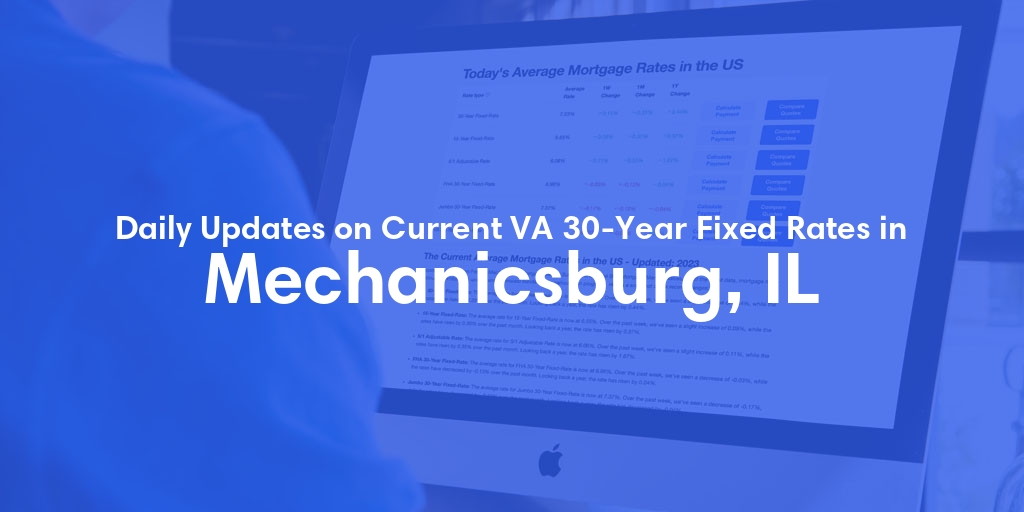 The Current Average VA 30-Year Fixed Mortgage Rates in Mechanicsburg, IL - Updated: Sun, May 5, 2024