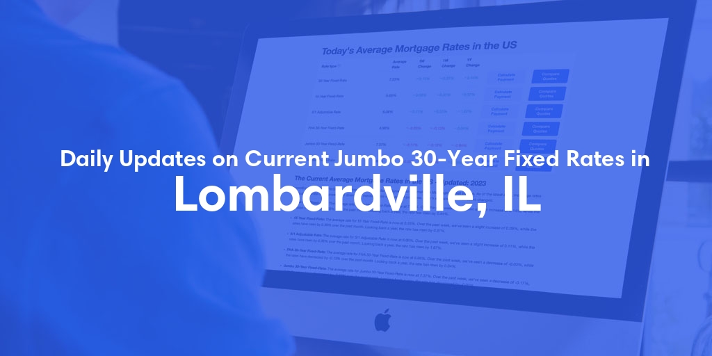 The Current Average Jumbo 30-Year Fixed Mortgage Rates in Lombardville, IL - Updated: Tue, May 14, 2024