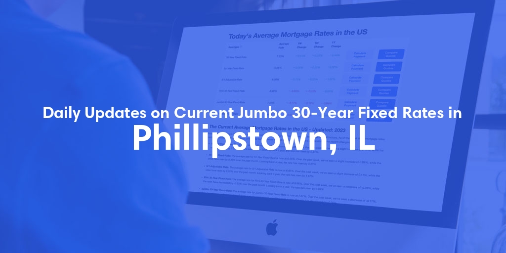 The Current Average Jumbo 30-Year Fixed Mortgage Rates in Phillipstown, IL - Updated: Sat, May 18, 2024