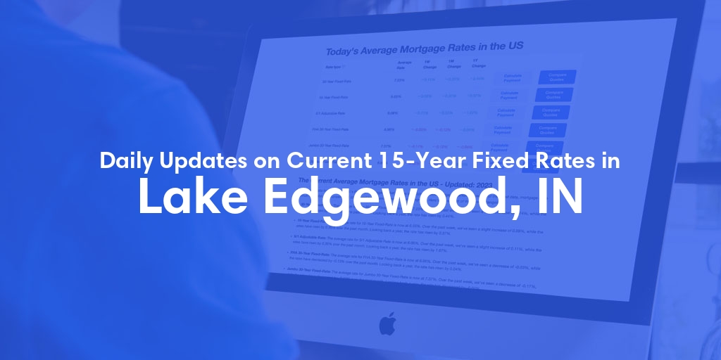 The Current Average 15-Year Fixed Mortgage Rates in Lake Edgewood, IN - Updated: Fri, May 17, 2024