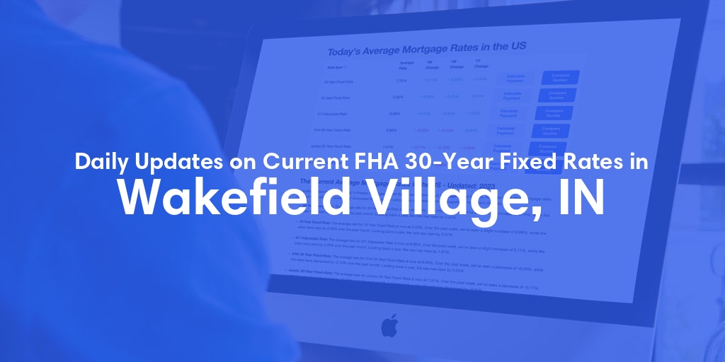 The Current Average FHA 30-Year Fixed Mortgage Rates in Wakefield Village, IN - Updated: Sun, May 19, 2024
