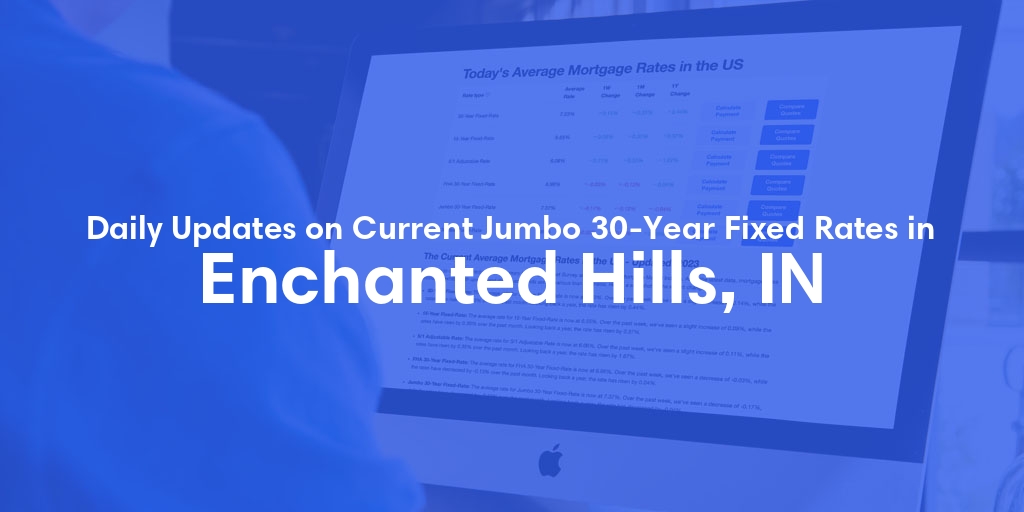 The Current Average Jumbo 30-Year Fixed Mortgage Rates in Enchanted Hills, IN - Updated: Sat, May 18, 2024