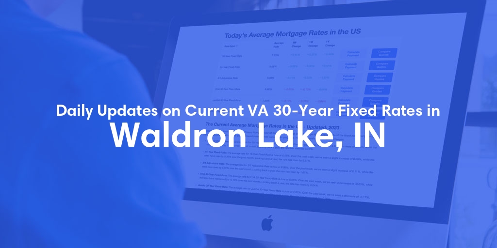 The Current Average VA 30-Year Fixed Mortgage Rates in Waldron Lake, IN - Updated: Mon, May 6, 2024