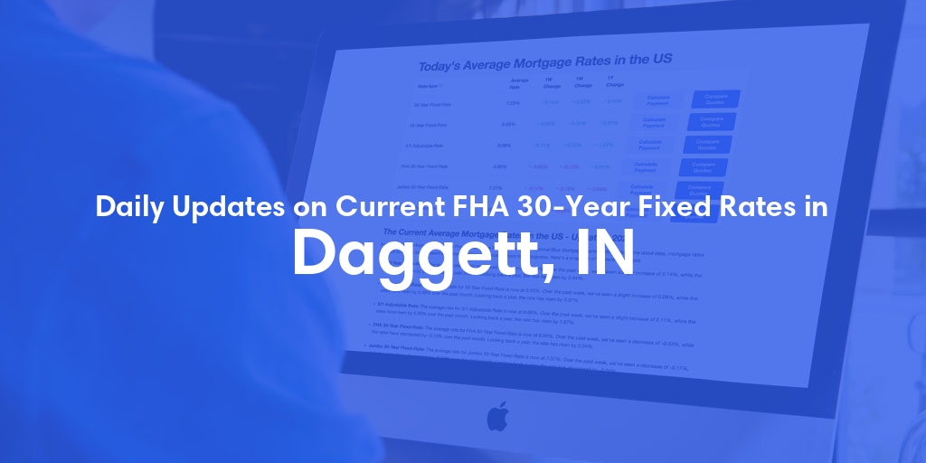 The Current Average FHA 30-Year Fixed Mortgage Rates in Daggett, IN - Updated: Mon, May 13, 2024