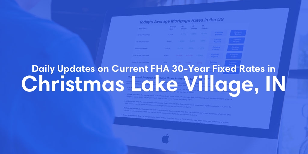 The Current Average FHA 30-Year Fixed Mortgage Rates in Christmas Lake Village, IN - Updated: Mon, May 13, 2024