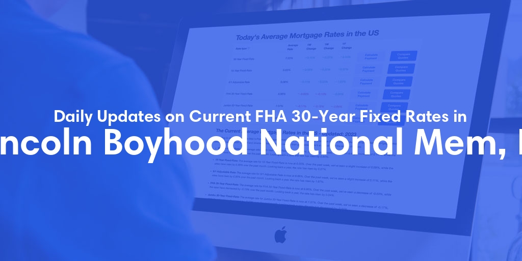 The Current Average FHA 30-Year Fixed Mortgage Rates in Lincoln Boyhood National Mem, IN - Updated: Thu, May 9, 2024
