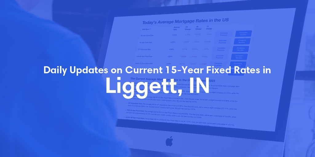 The Current Average 15-Year Fixed Mortgage Rates in Liggett, IN - Updated: Thu, May 23, 2024
