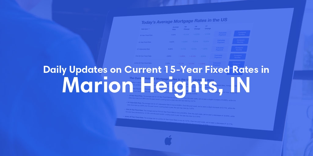 The Current Average 15-Year Fixed Mortgage Rates in Marion Heights, IN - Updated: Sat, May 18, 2024