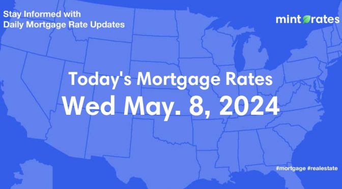 Mortgage Rates Today, Wed, May 8, 2024