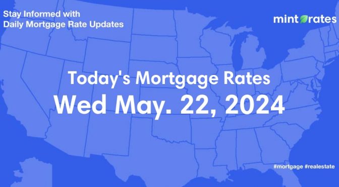 Mortgage Rates Today, Wed, May 22, 2024