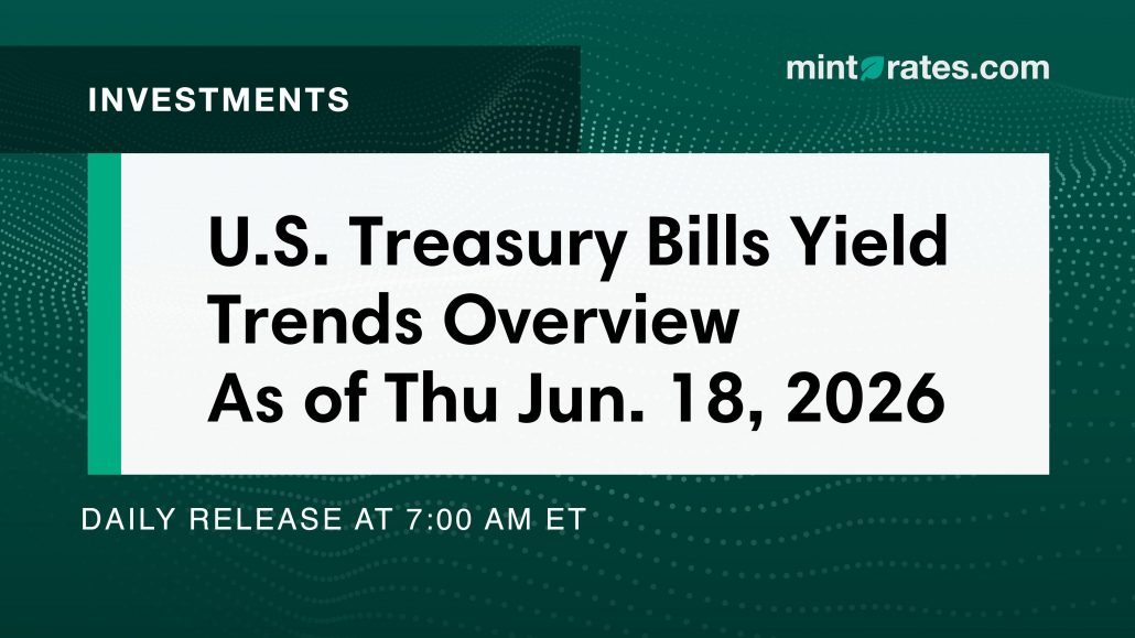 U.S. Treasury Securities Yields as of Thu, Jun 18, 2026